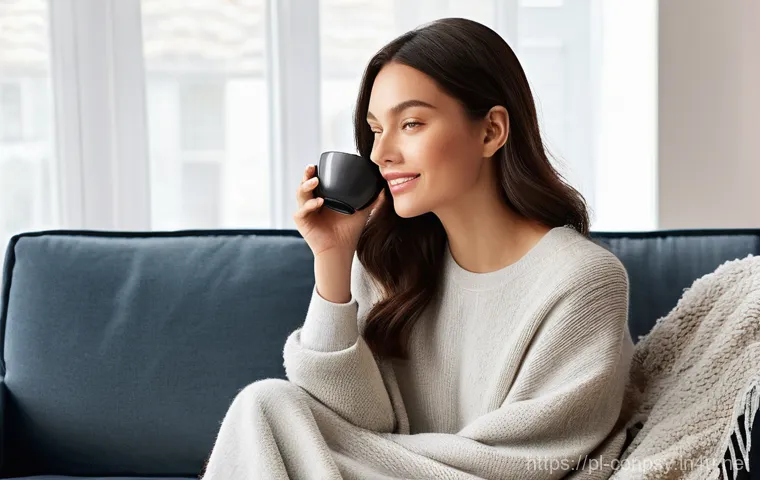 사회적 상호작용과 감정적 소비 행동 - **Prompt: The Allure of an Emotional Purchase**
    A young woman in her late 20s or early 30s is se...